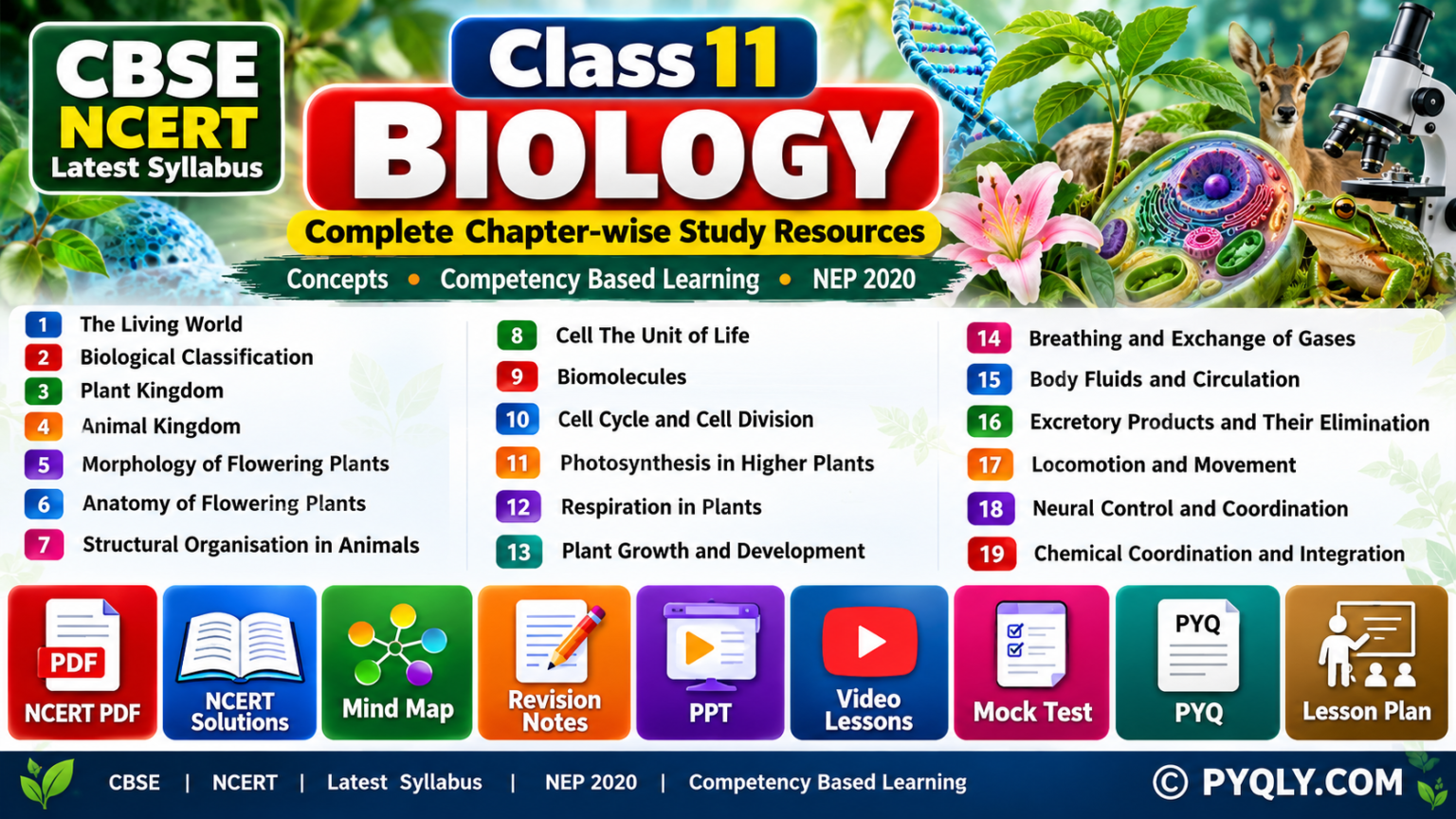 CBSE Class 11 Biology Complete Mind Map Guide for Smart Learning