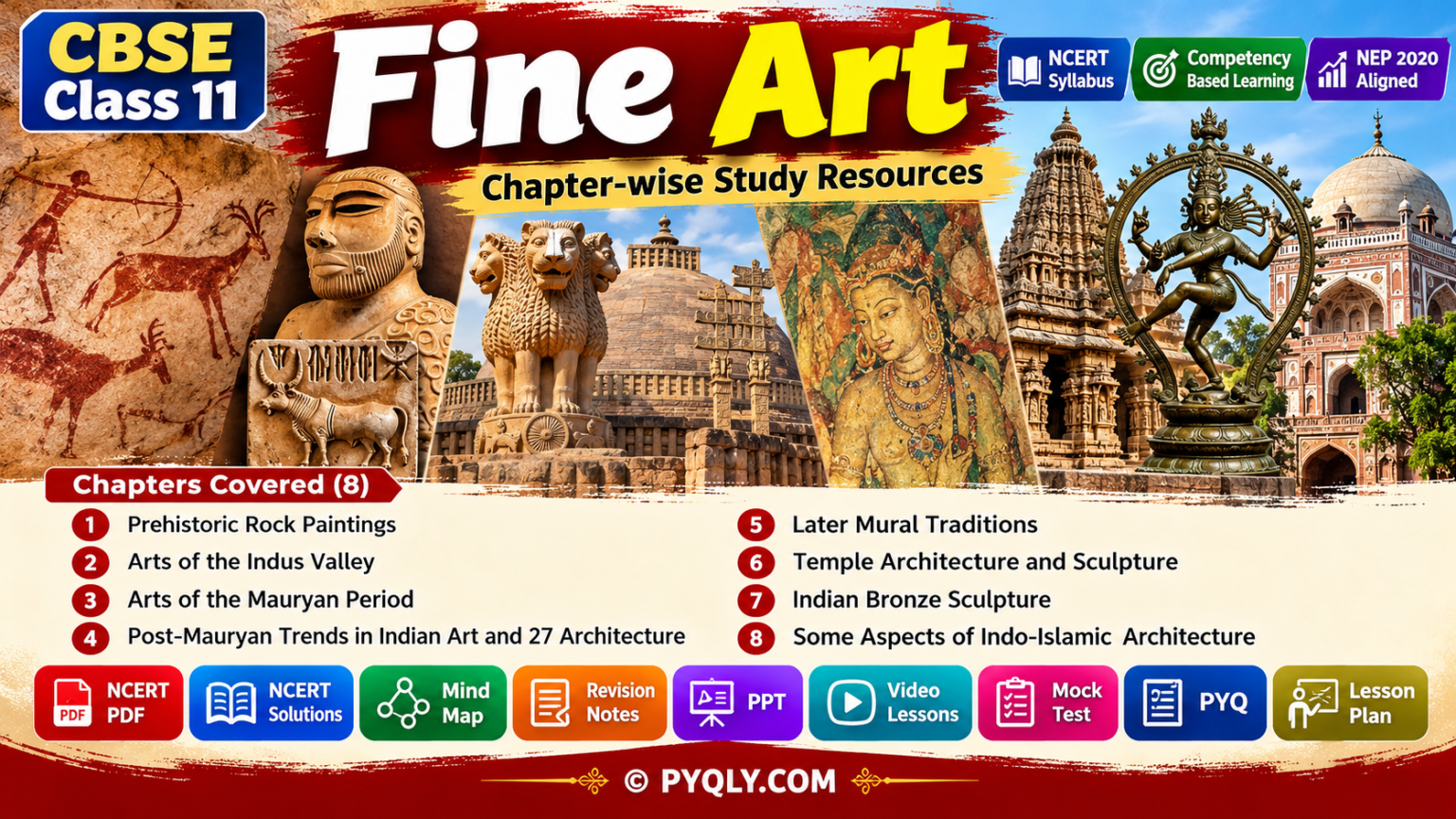 CBSE Class 11 Fine Art: Complete & Effective Revision Notes