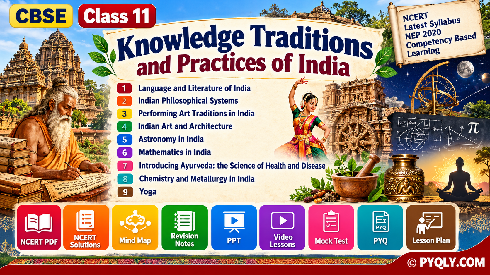 CBSE Class 11 Knowledge Traditions and Practices of India Resources
