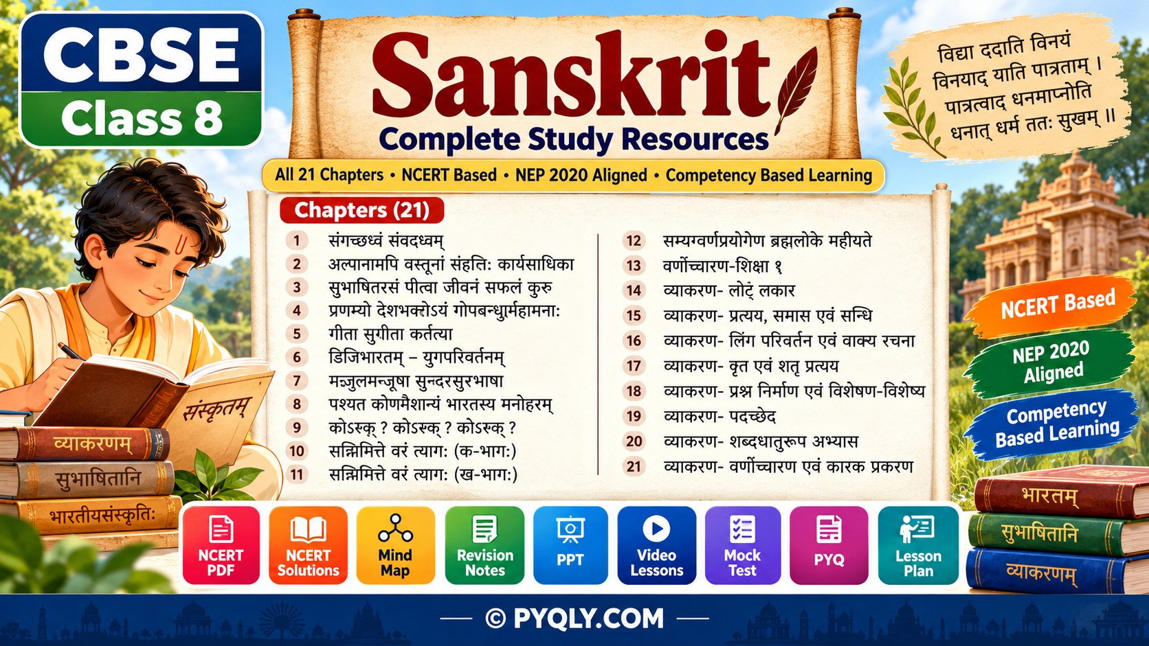 CBSE Class 8 Sanskrit Resources